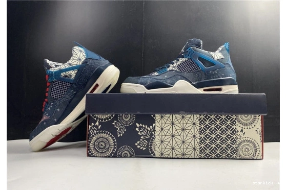 SE Air 4 Jordan Sashiko CW0898-400 CW0898-400 Retro 0417